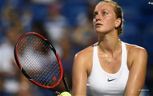 Petra Kvitova, known for her powerful left-handed ground strokes and variety